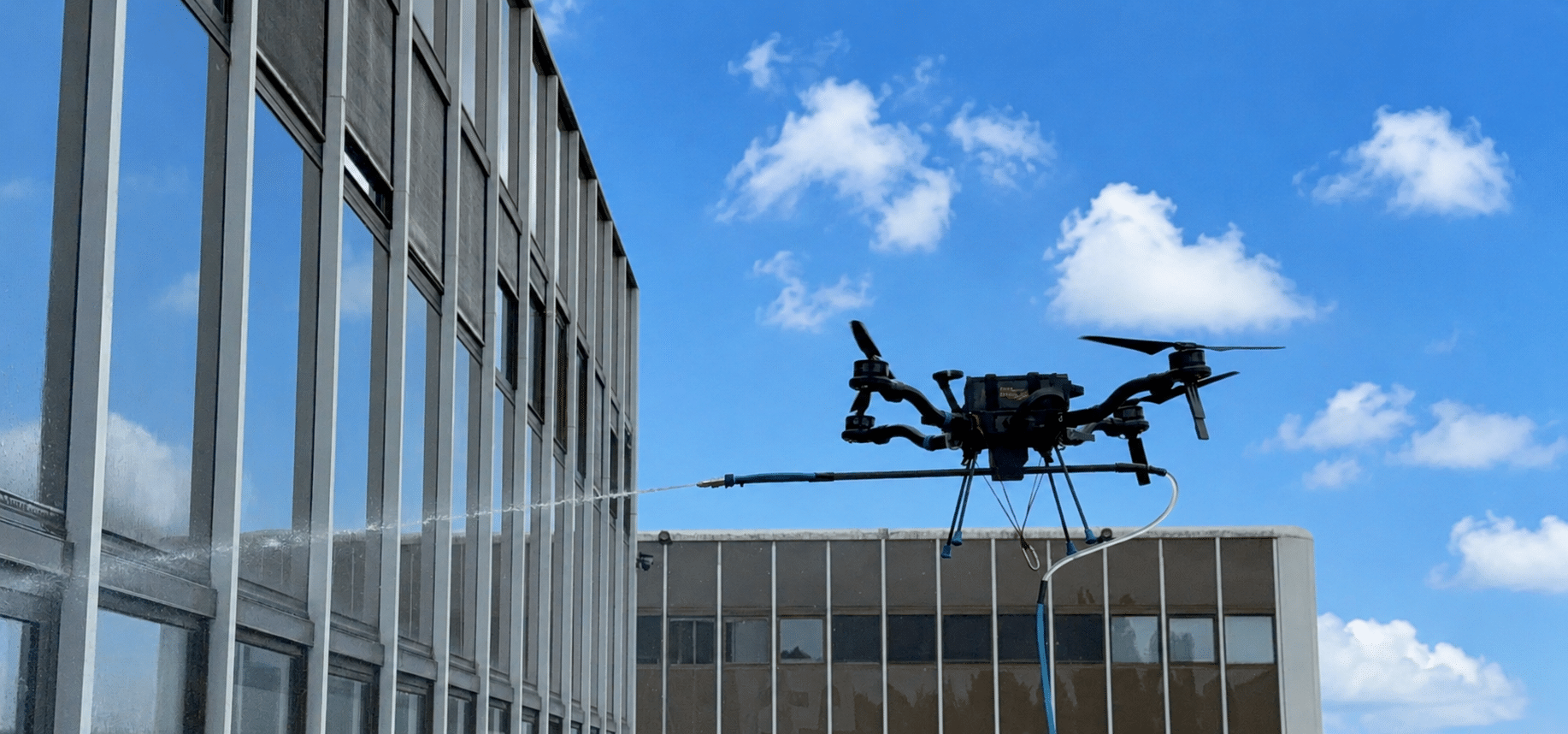 drone pour nettoyage
